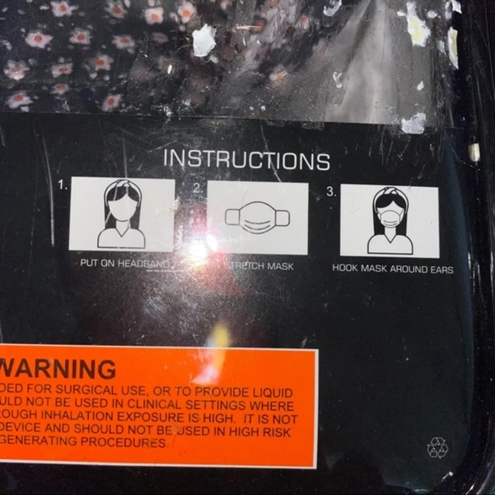 French Connection facemask/headband set